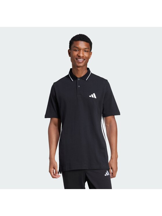 adidas adidas Polo 143471 Czarny Regular Fit