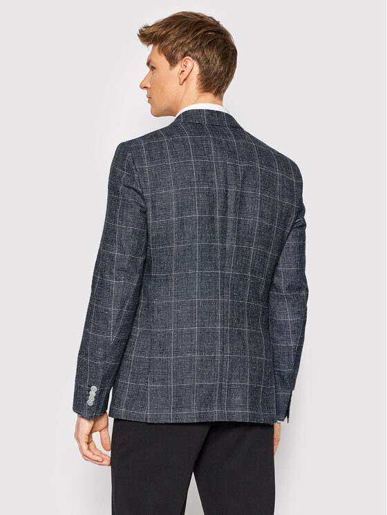 BOSS Boss Sako H-Hutson-222 50468936 Tmavomodrá Slim Fit