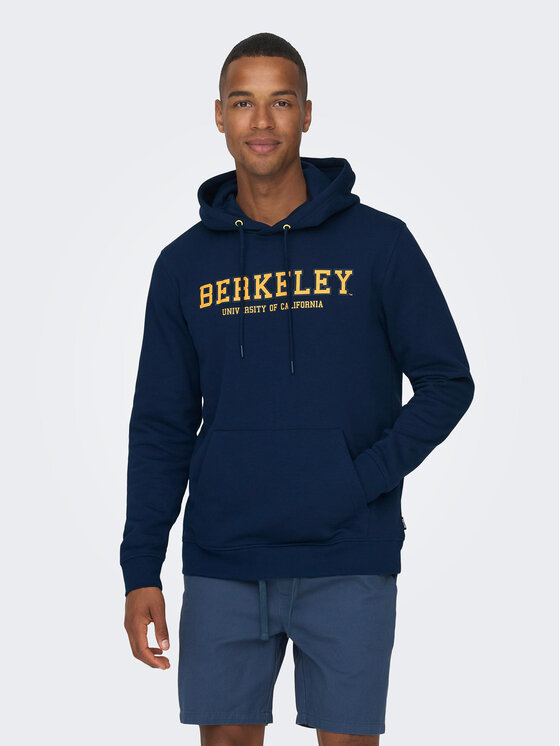 Férfi Pulóver Only & Sons, Méret: XL, Sötétkék, 22026331