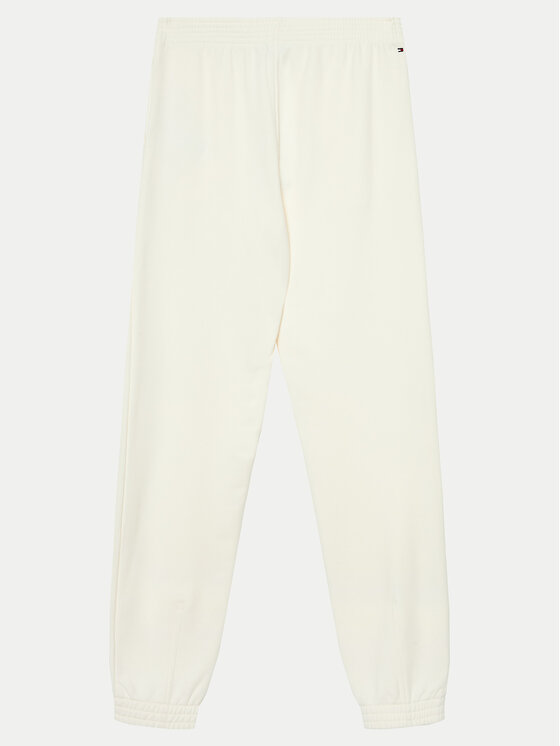 Tommy Hilfiger Tommy Hilfiger Spodnie dresowe Monotype KG0KG08107 Écru Regular Fit