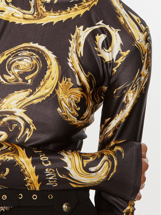 Versace Jeans Couture Versace Jeans Couture Bodi 77HAM2A1 Črna Slim Fit