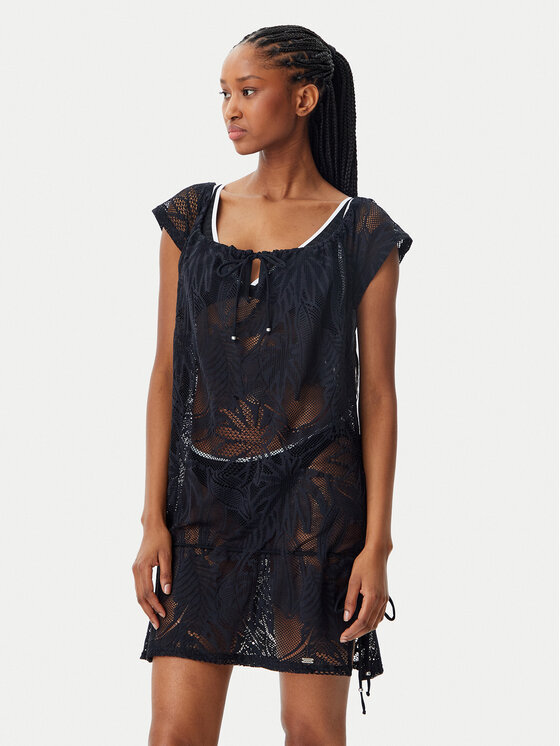 Banana Moon Banana Moon Strandkleid James Cocobeach JQV01 Schwarz