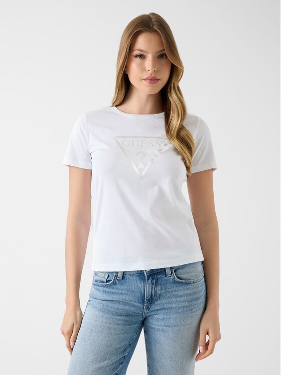 Guess Guess T-Shirt 183155 Biały Classic Fit