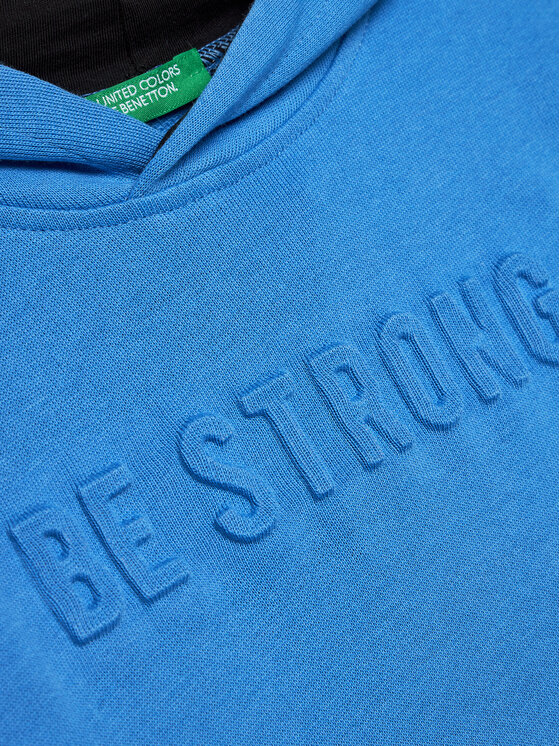 United Colors Of Benetton United Colors Of Benetton Felpa 3J68G200H Blu Regular Fit