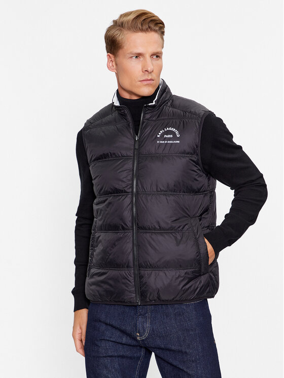 KARL LAGERFELD Telovnik 505401 531591 Bela Regular Fit