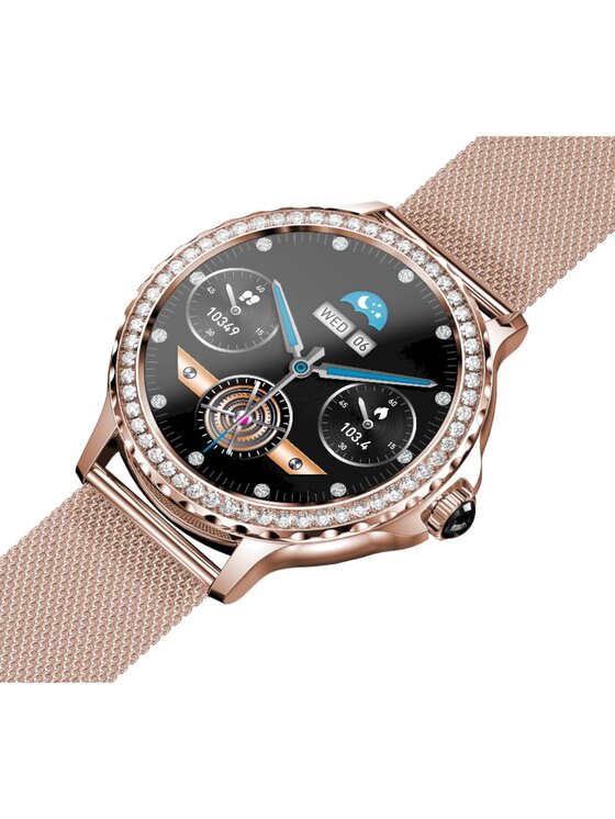 Rubicon Rubicon Smartwatch SMARUB274 Różowe złoto