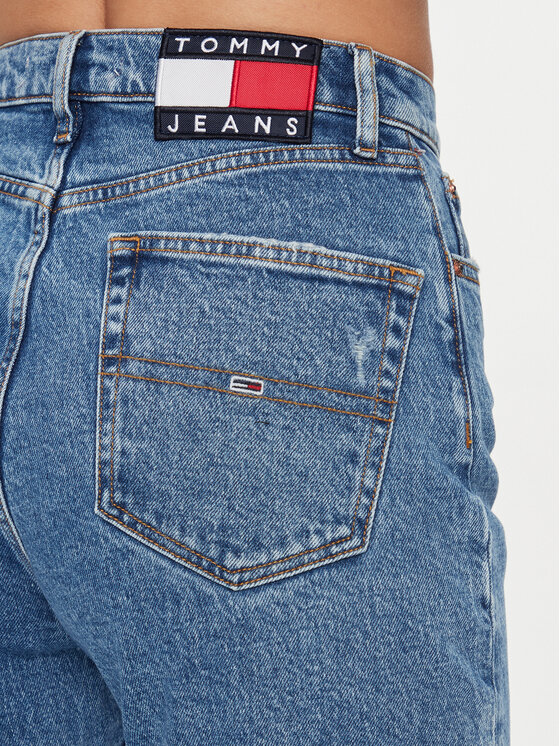 Tommy Jeans Tommy Jeans Traperice Julie DW0DW16675 Plava Straight Fit