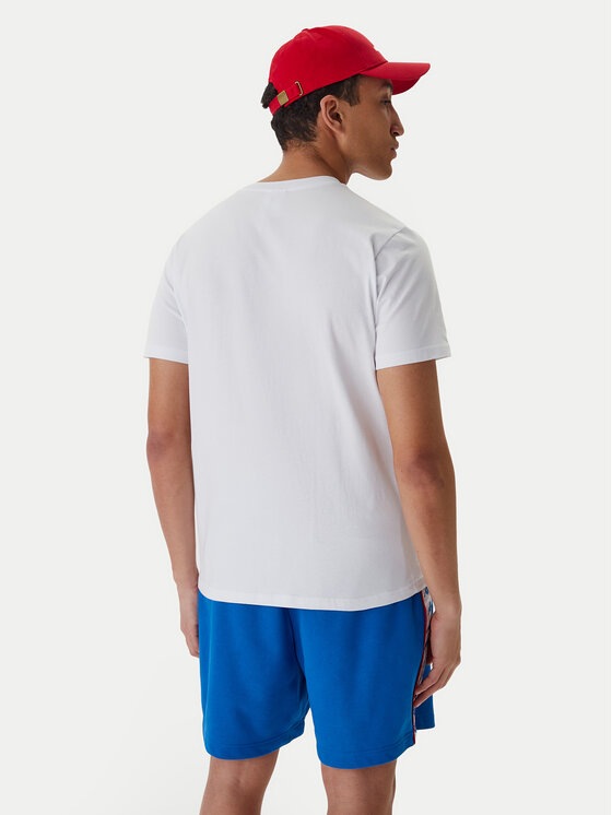 Kappa Kappa T-Shirt 382J2QW Bílá Regular Fit