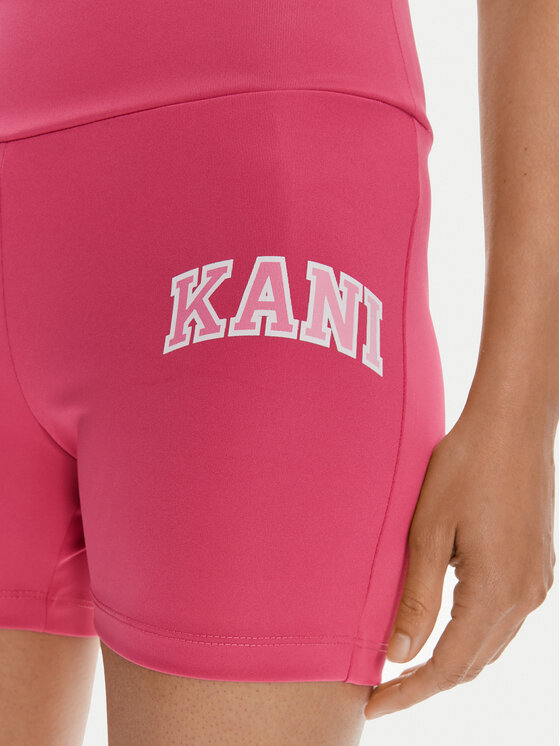 Karl Kani Karl Kani Sportske kratke hlače Small Serif 6113120 Ružičasta Slim Fit