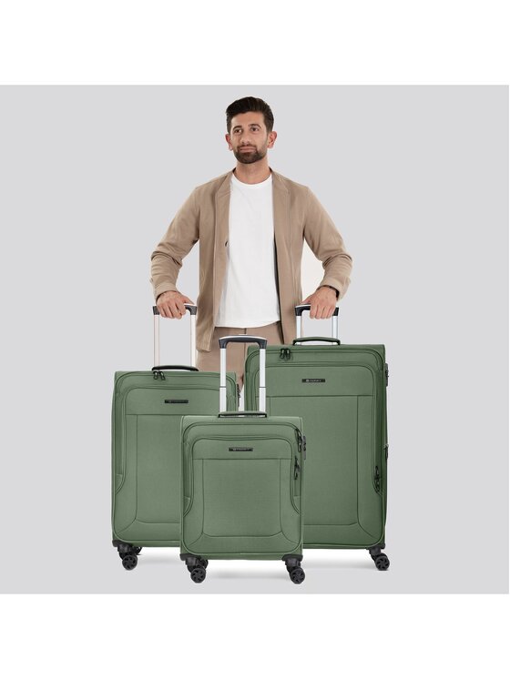 Franky Franky Komplet walizek 289144 Zielony