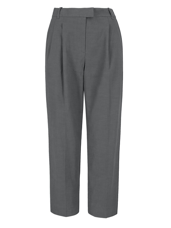 Volcano Volcano Spodnie materiałowe R-TERA Szary Regular Fit