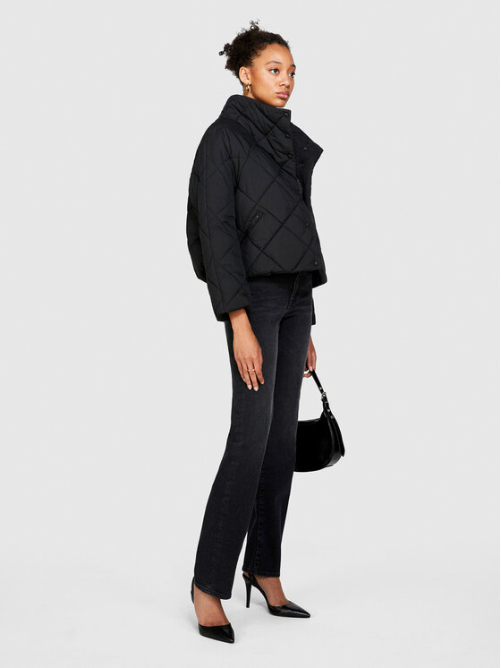 Sisley Sisley Žieminė striukė 2WDYLN02M Juoda Wide Fit