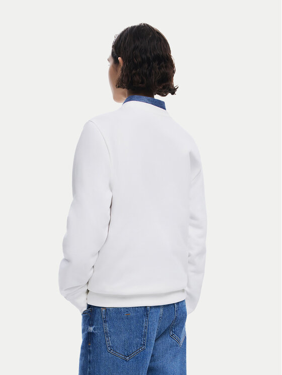 Desigual Desigual Sweatshirt Avery Mickey 25SWSK45 Écru Regular Fit