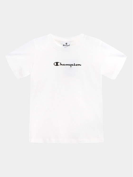 Champion T-krekls 404643 Balts Regular Fit