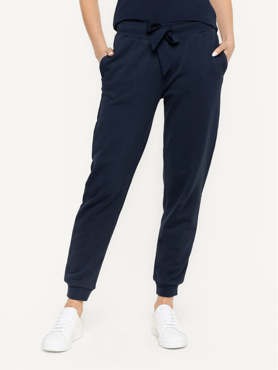 Trussardi Pantaloni da tuta 56P00192 Blu scuro Regular Fit • Modivo.it