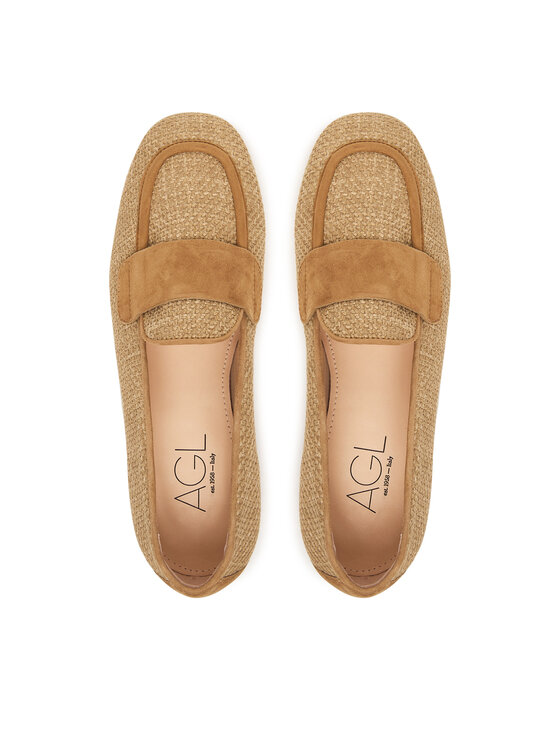 AGL AGL Loaferke Sheryl Raffia D834054PCK7875G740 Bež