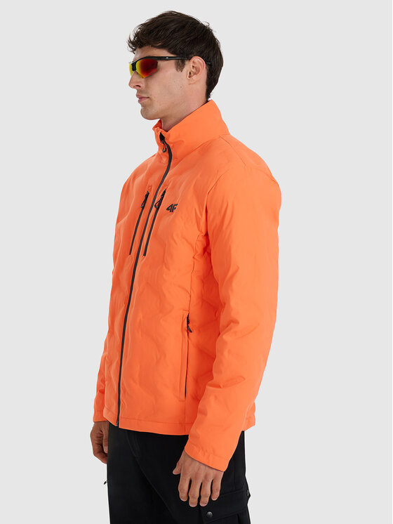 4F 4F Kurtka wielofunkcyjna TREKKING Czerwony Regular Fit