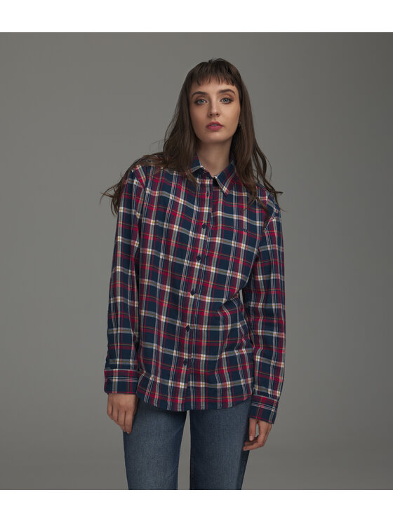 Lee Cooper Lee Cooper Koszula RENATA Czerwony Oversize