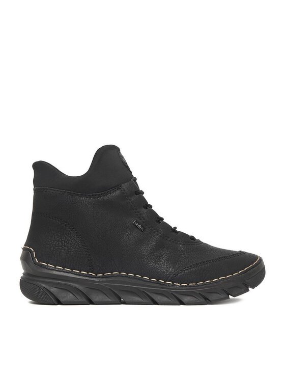 Rieker Rieker Schnürschuhe 55069-00 Schwarz
