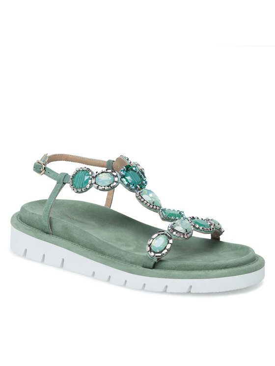 Eva Minge Eva Minge Sandalen MATILDE-V1175-95 Grün