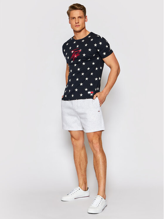 Tommy Jeans Tommy Jeans Szorty sportowe Tommy Classics Beach DM0DM10632 Szary Regular Fit