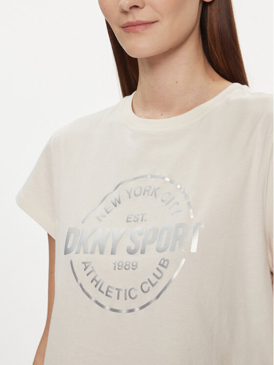 DKNY Sport DKNY Sport Tricou DP3T9563 Bej Relaxed Fit