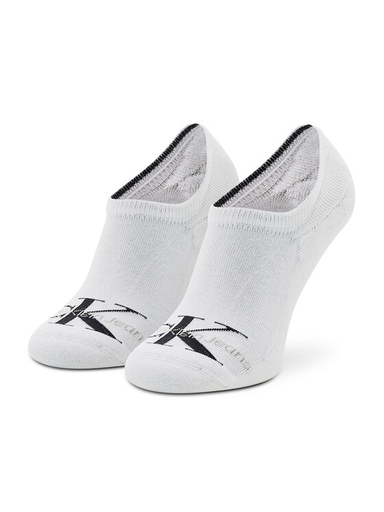 Calvin Klein Jeans Pánske krátke ponožky 701218733 Biela