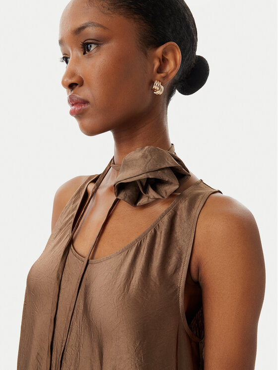 Marella Marella Vasarinė suknelė Alcool 2613221015 Ruda Regular Fit