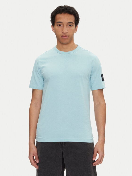 Férfi Póló Calvin Klein Jeans, Méret: S, Zöld, J30J323484