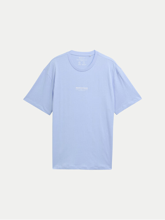 Tom Tailor Denim Tom Tailor Denim T-Shirt 1045021 Błękitny Relaxed Fit