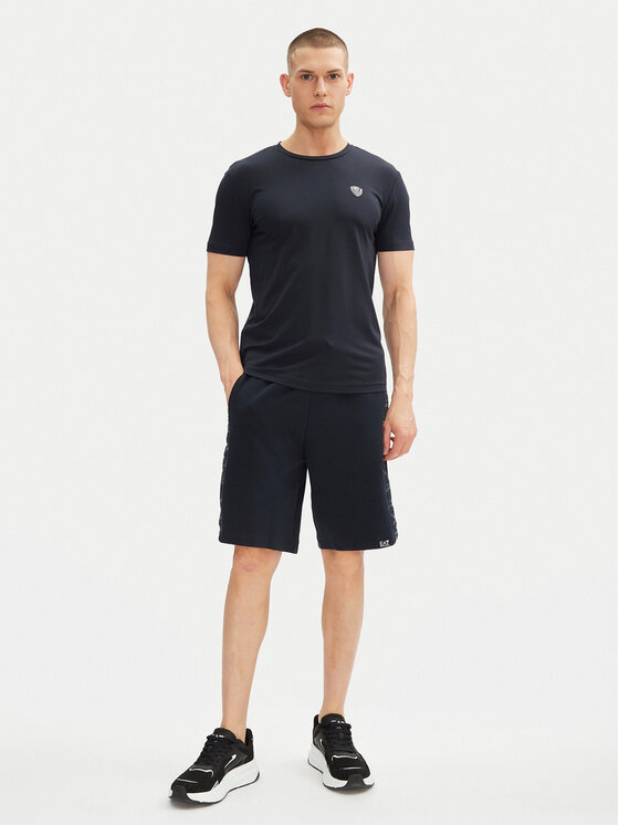 EA7 Emporio Armani EA7 Emporio Armani T-Shirt 8NPT16 PJRGZ 1562 Granatowy Regular Fit