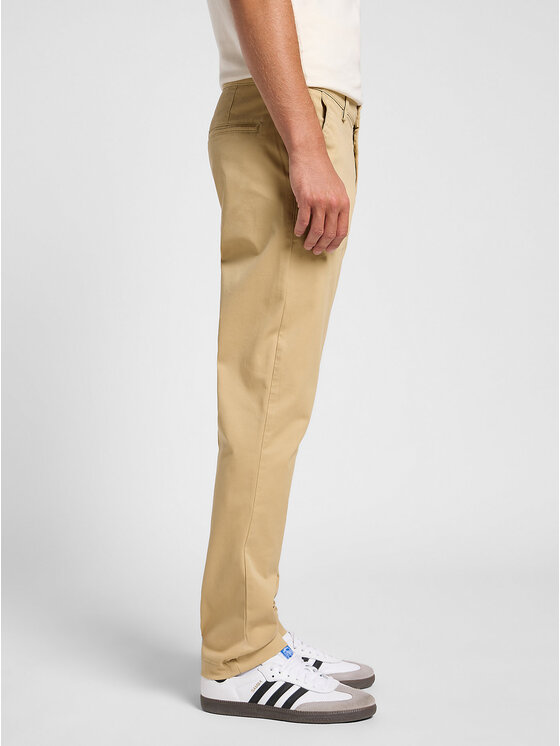 Lee Lee Chinosy SLIM CHINO Beżowy Slim Fit