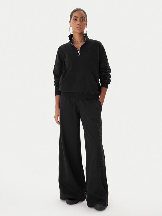 Juicy Couture Juicy Couture Bluza Castella JCWAS225319 Czarny Oversize