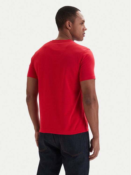 Aeronautica Militare Aeronautica Militare Tricou 261TS1580UJ00372 Roșu Regular Fit