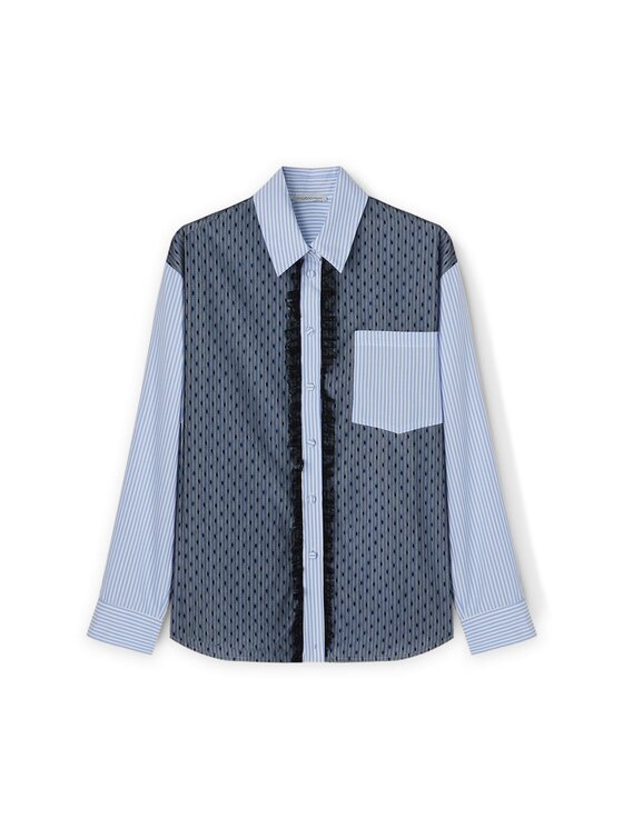 Motivi Motivi Camicia 5014W000499N0S1 Turchese Regular Fit