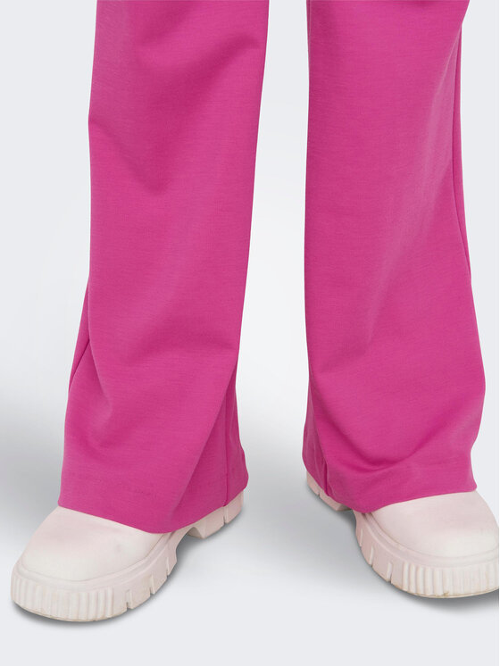 ONLY ONLY Hlače Peach 15298660 Ružičasta Flared Fit