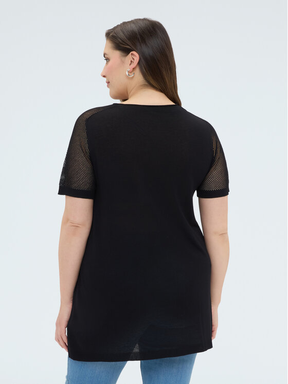 Fiorella Rubino Fiorella Rubino Sweter M254L008534N033 Czarny Regular Fit