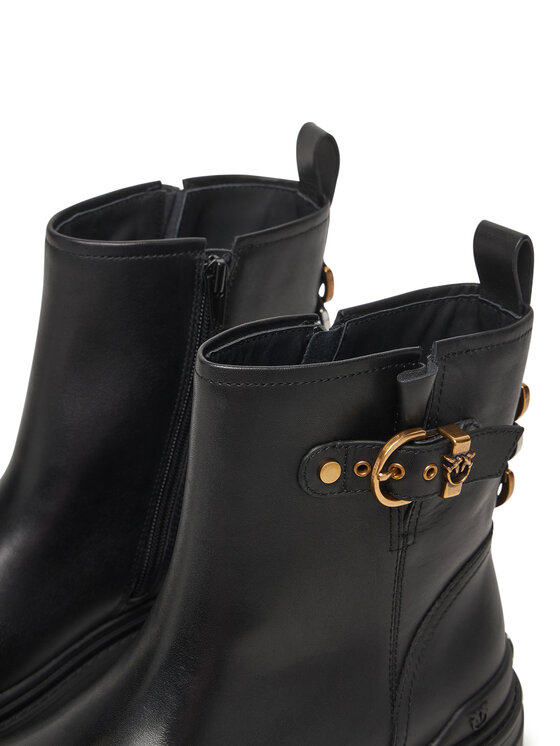 PINKO PINKO Bokacsizma Mia 21 SD0409 P001 Fekete