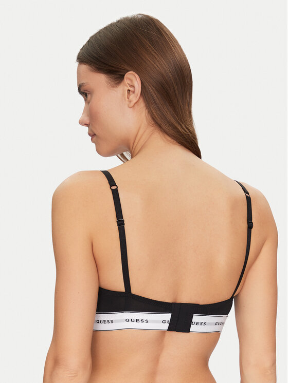 Guess Guess Pusiau dengta (balcony bra) liemenėlė O2BC06 KBBT0 Juoda