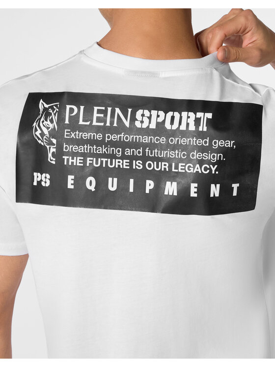 Plein Sport Plein Sport T-Shirt 14263 Biały Regular Fit