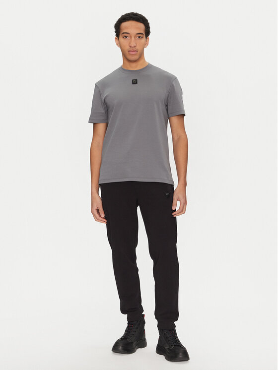 HUGO HUGO Marškinėliai Dalile 50505201 Pilka Regular Fit