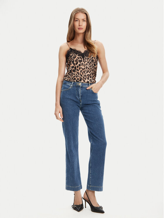 Guess Guess Top W5YH65 WHEZ2 Bej Regular Fit
