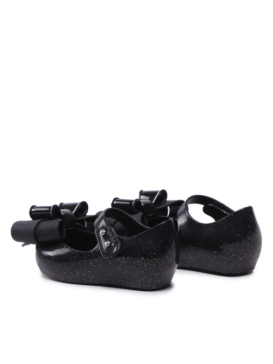 Ballerines Mini Melissa Ultragirl Sweet Flat II Noires - Taille US 2 (EU 32), Neuves Avec Emballage !