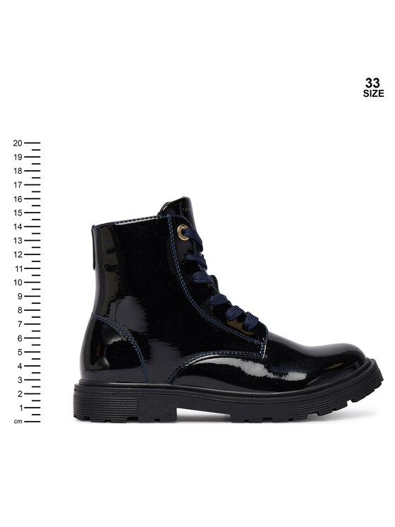 Tommy Hilfiger Tommy Hilfiger Kotníková obuv Lace-Up Bootie T1A5-34005-1237 S Tmavomodrá