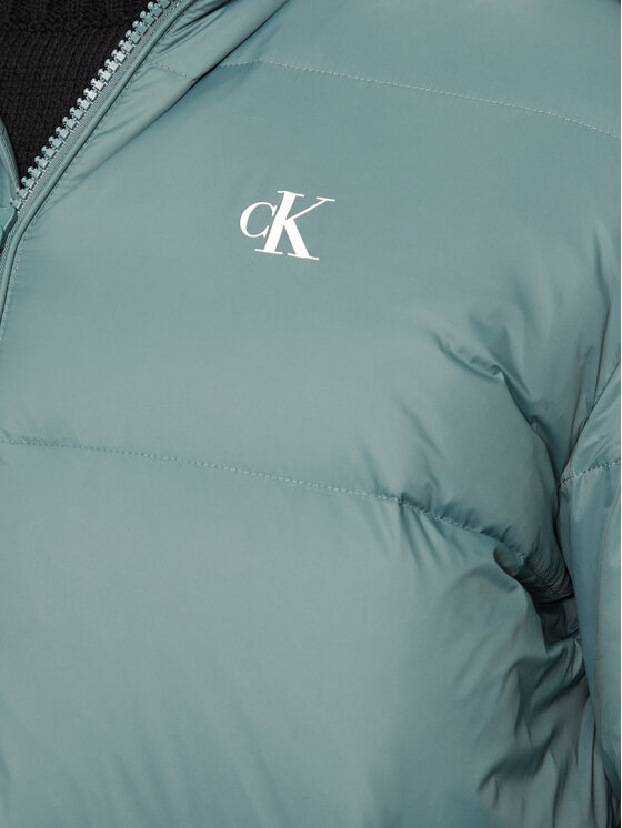 Calvin Klein Jeans Calvin Klein Jeans Kurtka puchowa Essentials J30J325946 Zielony Regular Fit