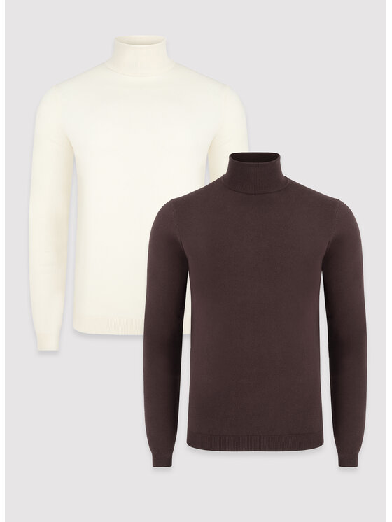 Pako Lorente Pako Lorente Golf P24WF-2X-010 Kolorowy Classic Fit