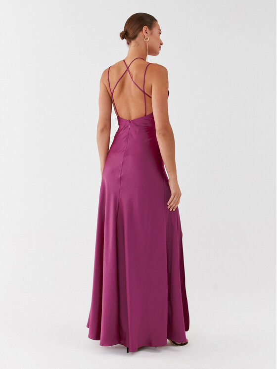 PINKO Pinko Abendkleid Fissione Abito 101622 Z345 Violett Regular Fit