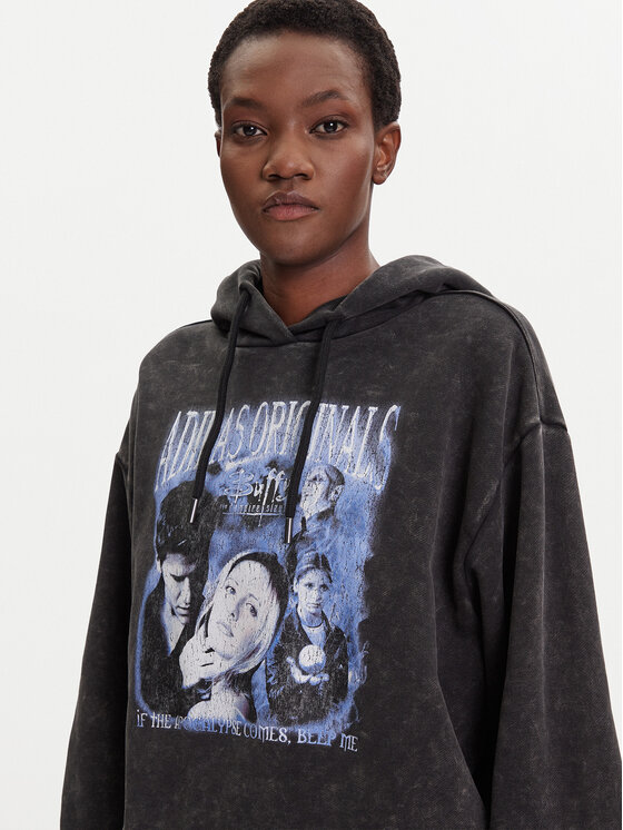 adidas adidas Bluza 20th Century Fox Disney JW0155 Czarny Oversize