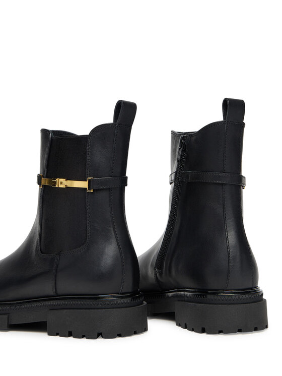 Elisabetta Franchi Elisabetta Franchi Botki Chelsea Bot F4A5-E0441-1251 D Czarny