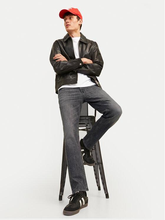 Jack&Jones Jack&Jones Jeans hlače Clark 12258108 Siva Regular Fit